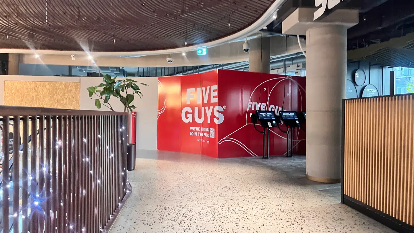 Denne facade er onsdag morgen set på Fisketorvet i Købenavn.