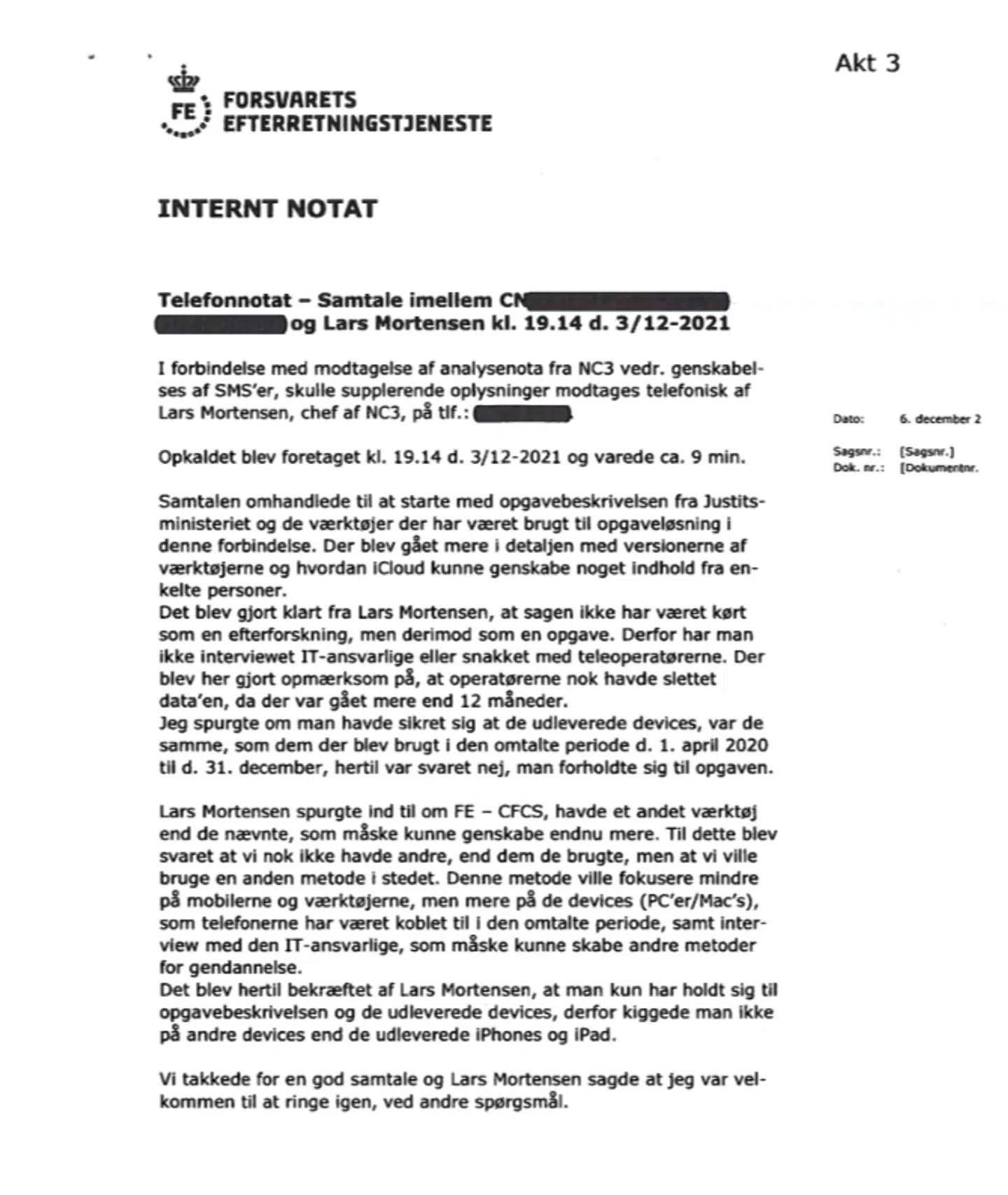 FE nægtede i 674 dage at udlevere indholdet af notatet til B.T. Men efter B.T. klagede til ombudsmanden, skete det alligevel. Foto: Jacob Friberg