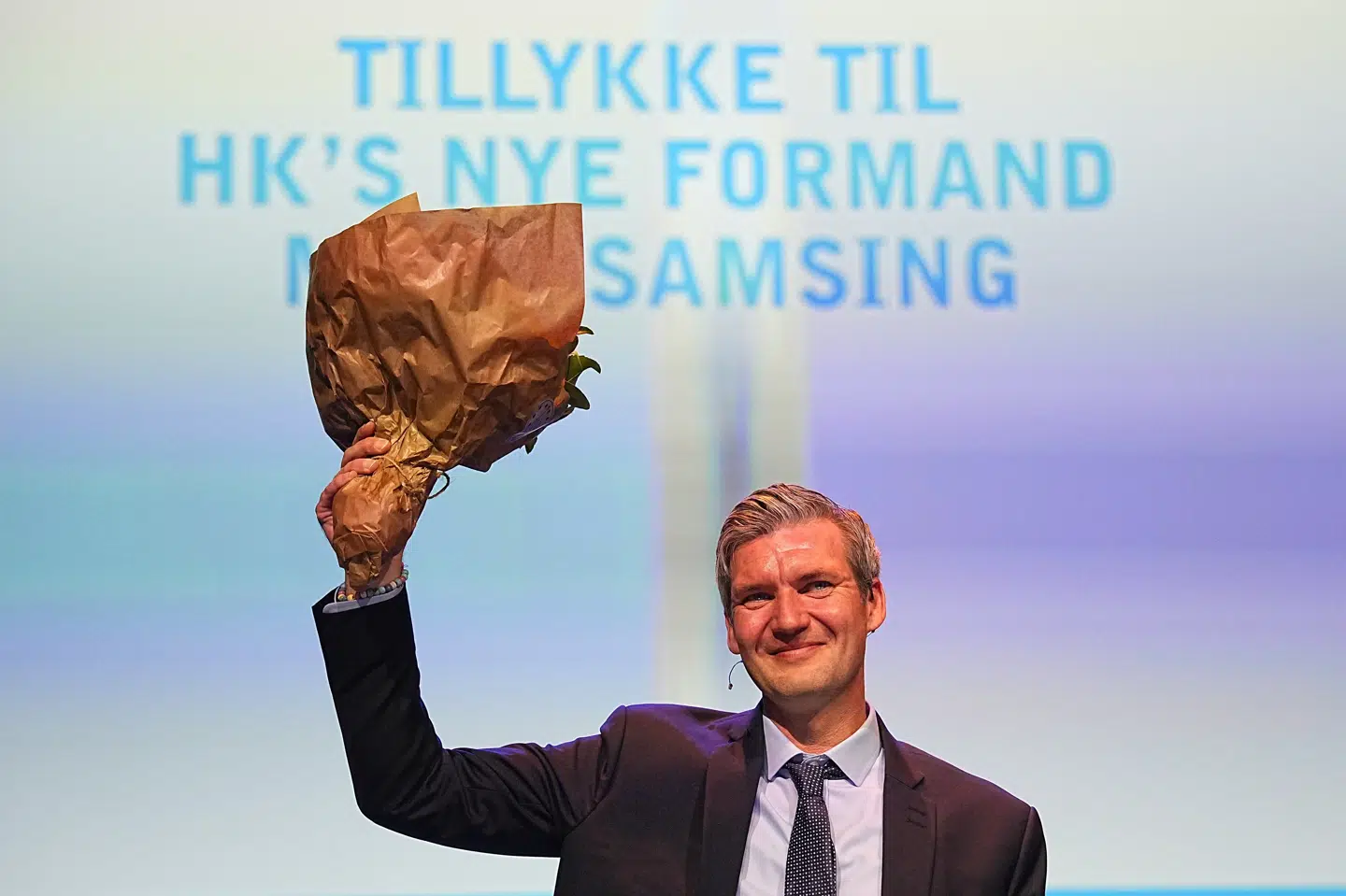 43-årige Mads Samsing fra Tårnby er ny forbundsformand for HK.