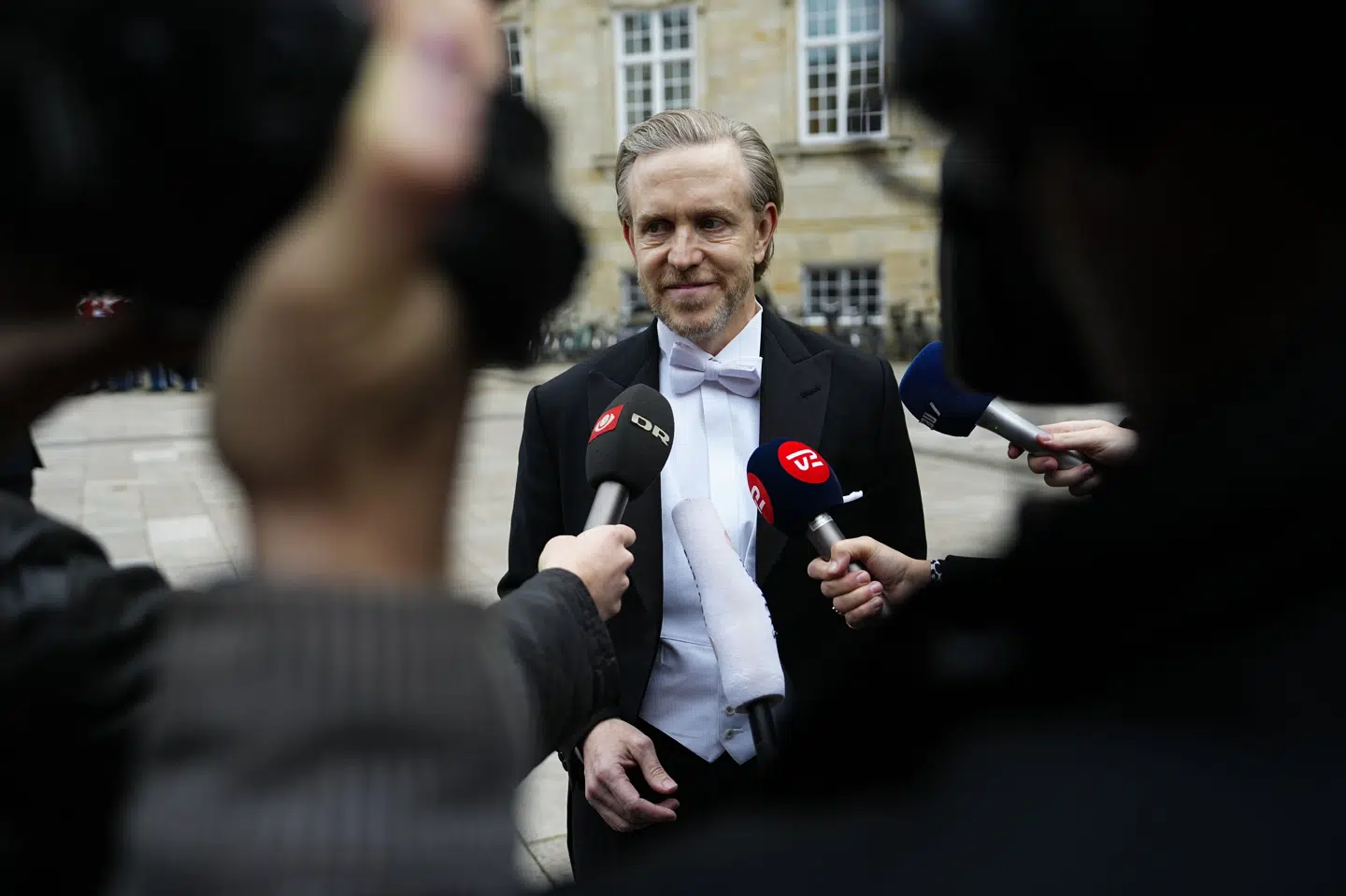 USA's nye ambassadør i Danmark Ken Howery efter audiens hos kongen på Christiansborg Slot onsdag.