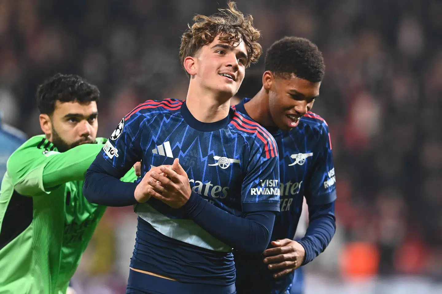 Arsenals Max Dowman fik 20 minutter på grønsværen i tirsdagens udesejr på 3-0 over Slavia Prag.