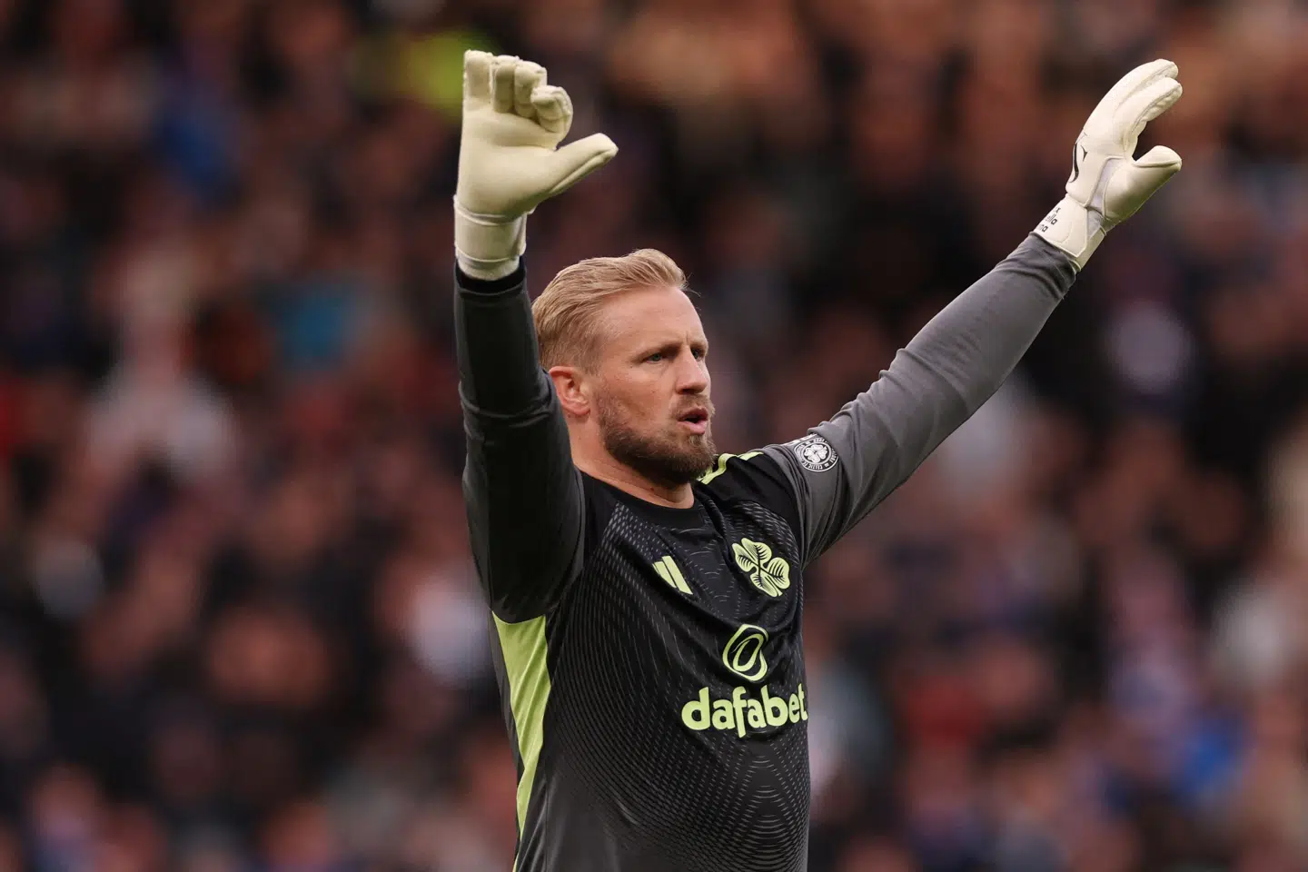 Celtic-keeperen Kasper Schmeichel mærker en øget selvtillid på holdet, efter at skotterne har sagt farvel til Brendan Rodgers og fået Martin O'Neill som midlertidig cheftræner. (Arkivfoto).