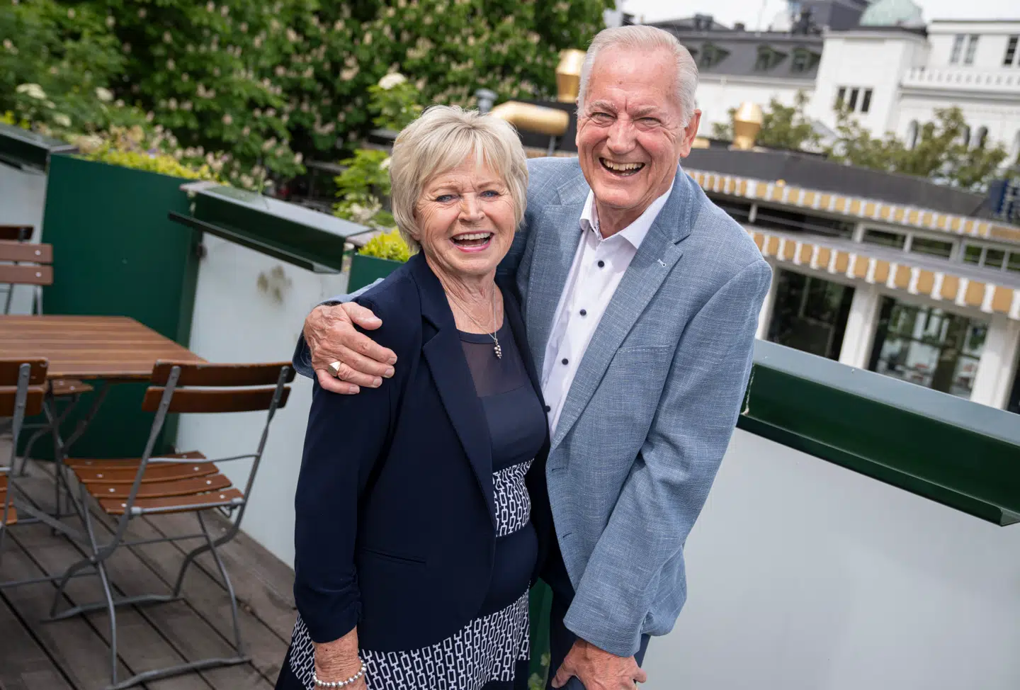 Keld og Hilda Heick ses her sammen i maj 2025.