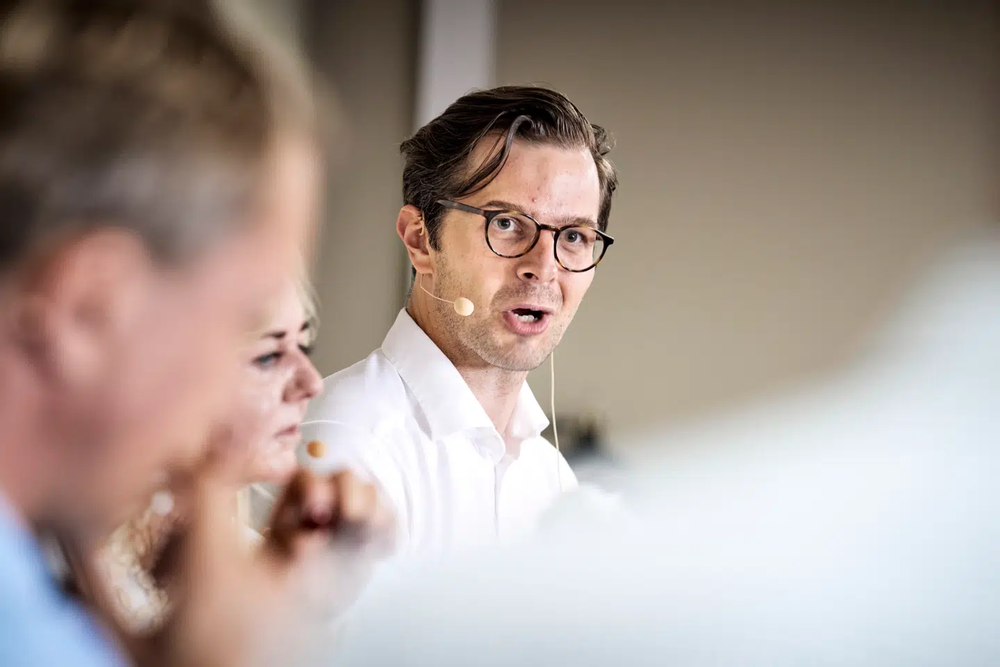 Alex Vanopslagh (LA) til debatmøde hos den liberale tænketank CEPOS. Han har trukket Liberal Alliance ud af affaldsaftalen fra 2020, der indførte affaldssortering i ti fraktioner.