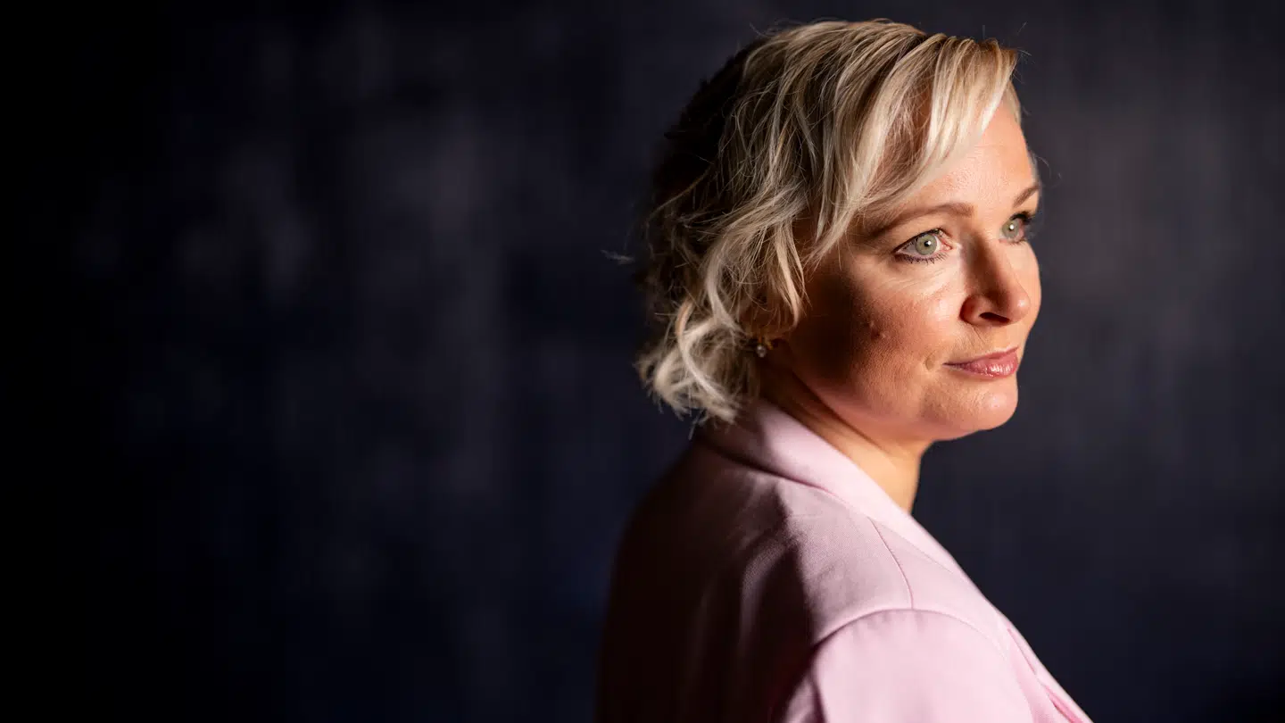 Vicki Berlin ved TV 2 pressemøde på realityserien 'Spillet' på Langelinie Pavillonen i København, onsdag den 15. januar 2025. (Foto: Ida Marie Odgaard/Ritzau Scanpix)