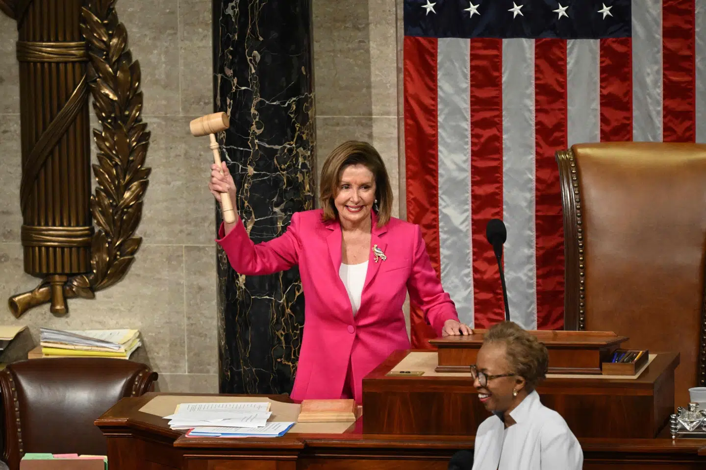 Nancy Pelosi var den første kvinde, der blev formand for Repræsentanternes Hus. (Arkivfoto).