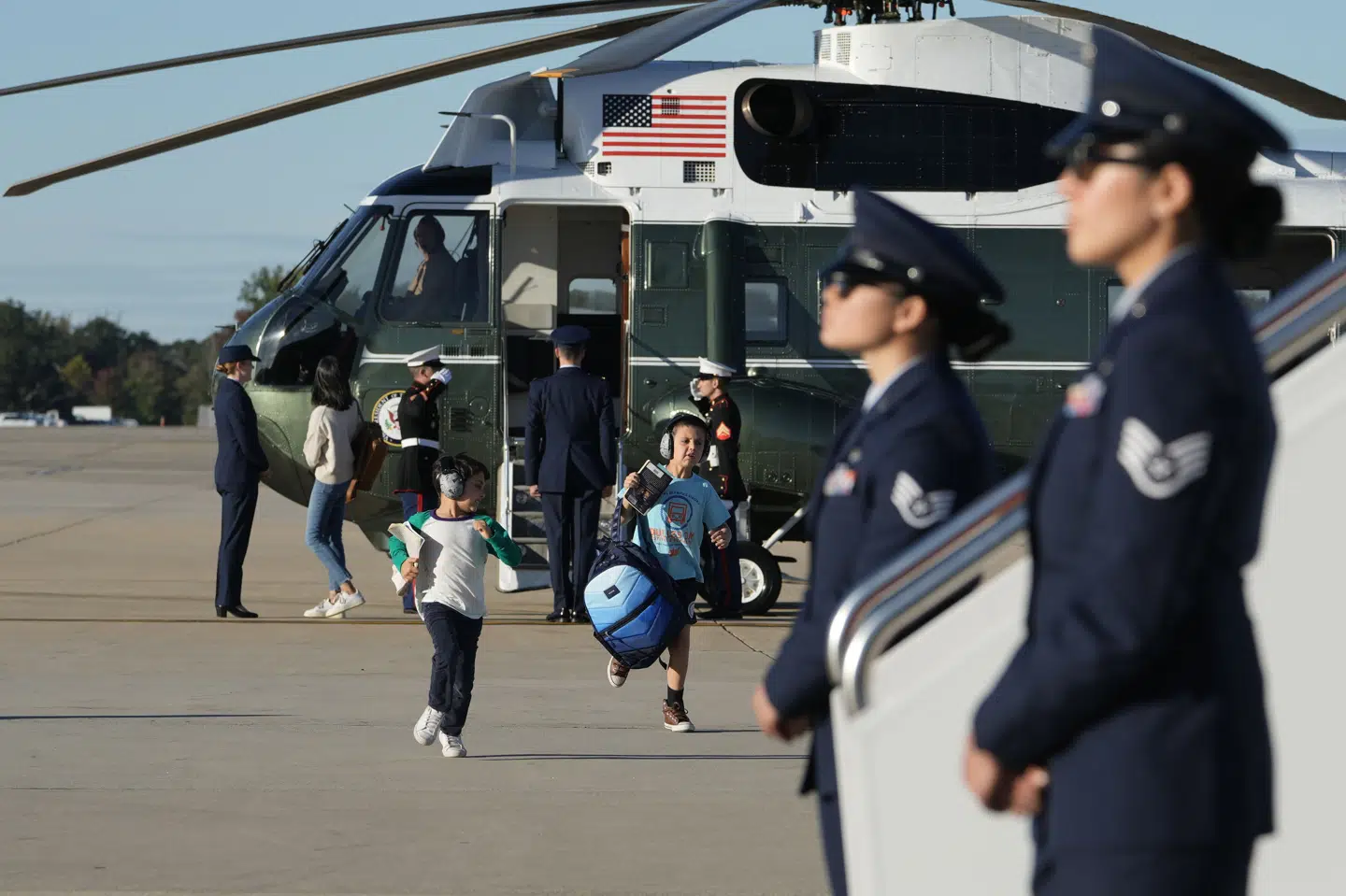 Det er militærbasen Joint Base Andrews, der torsdag har modtaget en mistænkelig pakke. (Arkivfoto).