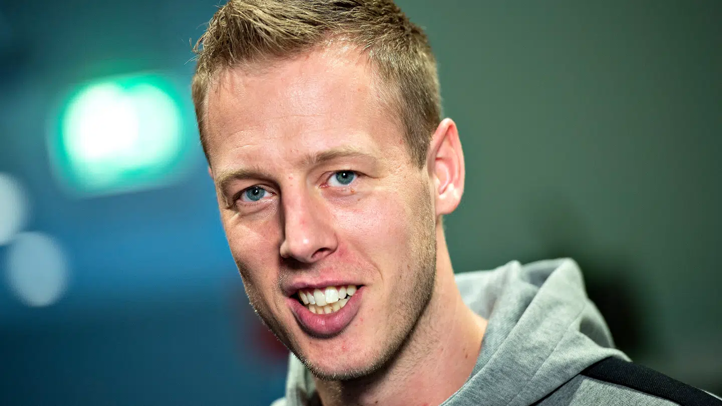 (Arkivfoto) Nikolaj Markussen ses her ved herrehåndboldlandsholdets pressemøde på spillerhotellet Comwell Aarhus, mandag 22. oktober 2018.