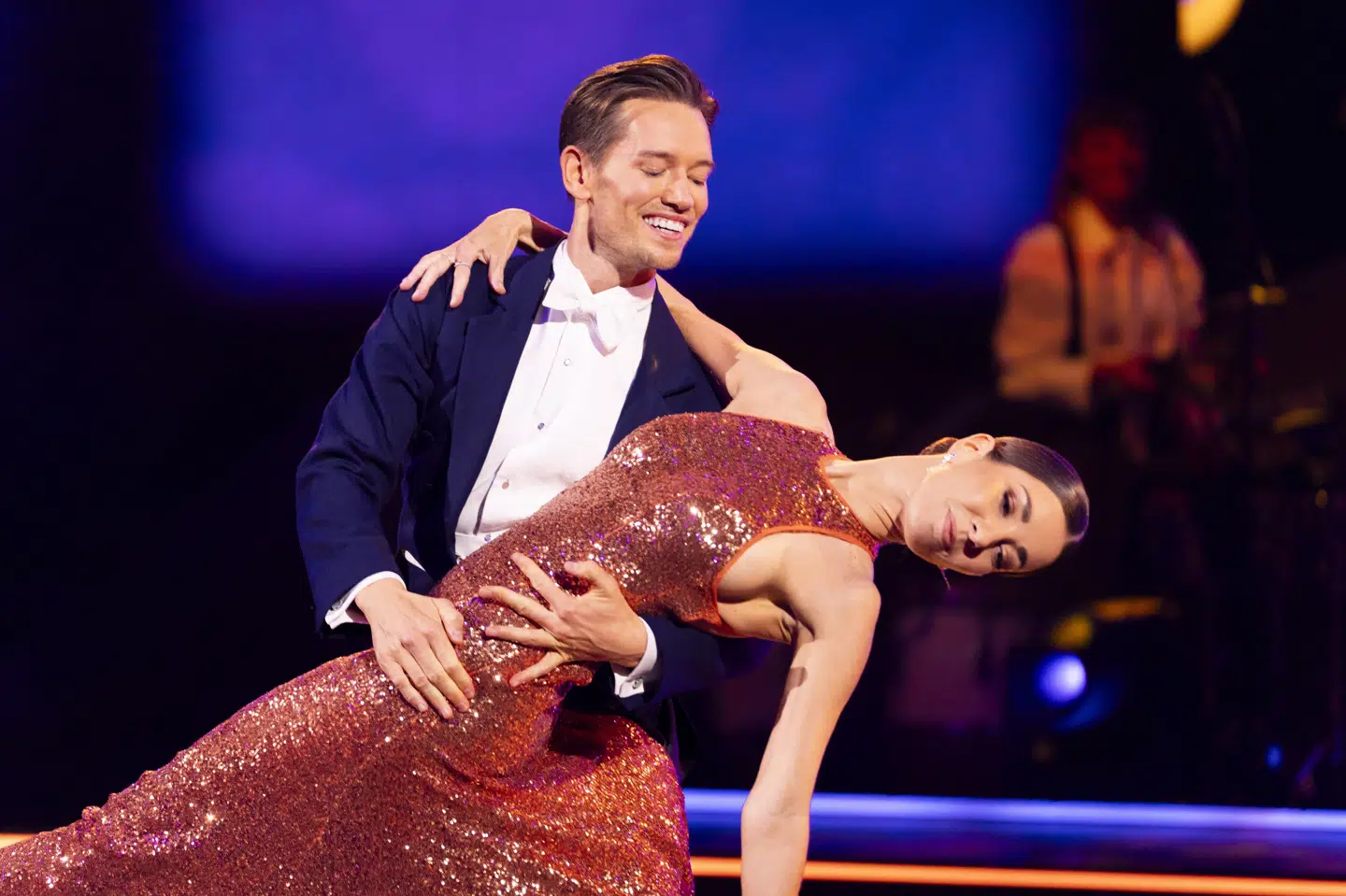 Morten Kjeldgaard meldte torsdag ud på Instagram, at han som minimum udgik af fredagens afsnit af "Vild med dans". Fredag lyder det fra TV 2, at han udgår af resten af sæsonen på grund af problemer med sine øjne. (Arkivfoto).