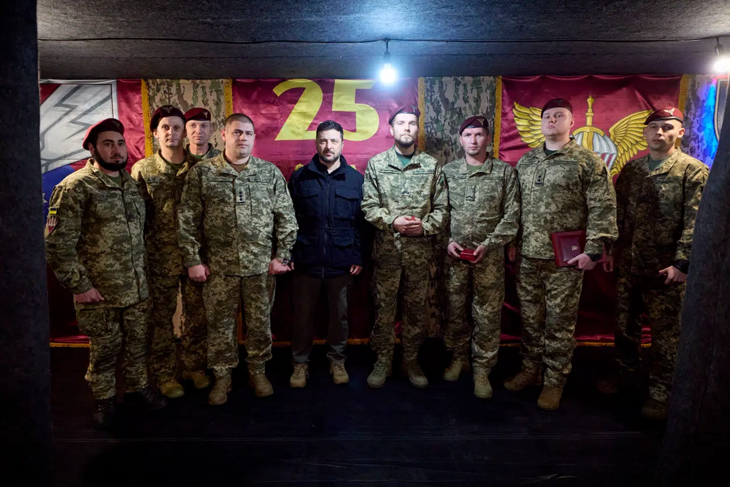 Zelenskyj i Pokrovsk 4. november. Dette møde foregik i dybeste hemmelighed.