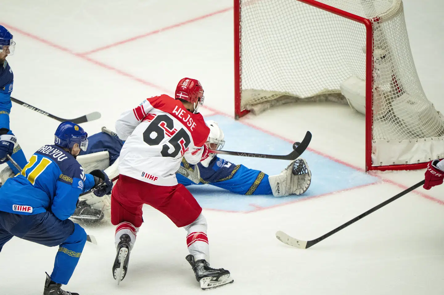 Christian Wejse var blandt de danskere, der kom på måltavlen i den sikre sejr over Ungarn. (Arkivfoto).
