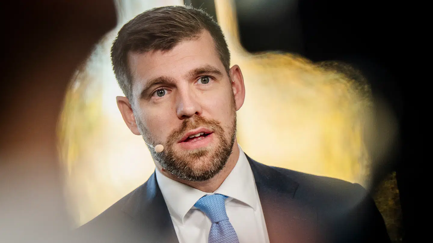 Minister for byer og landdistrikter Morten Dahlin ses her den 6. november.