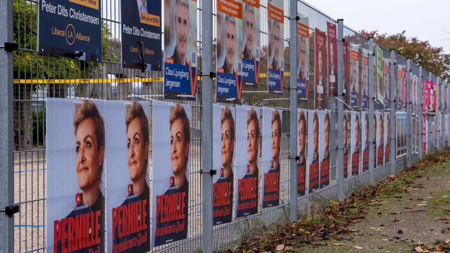 Valgplakater før kommunalvalget.