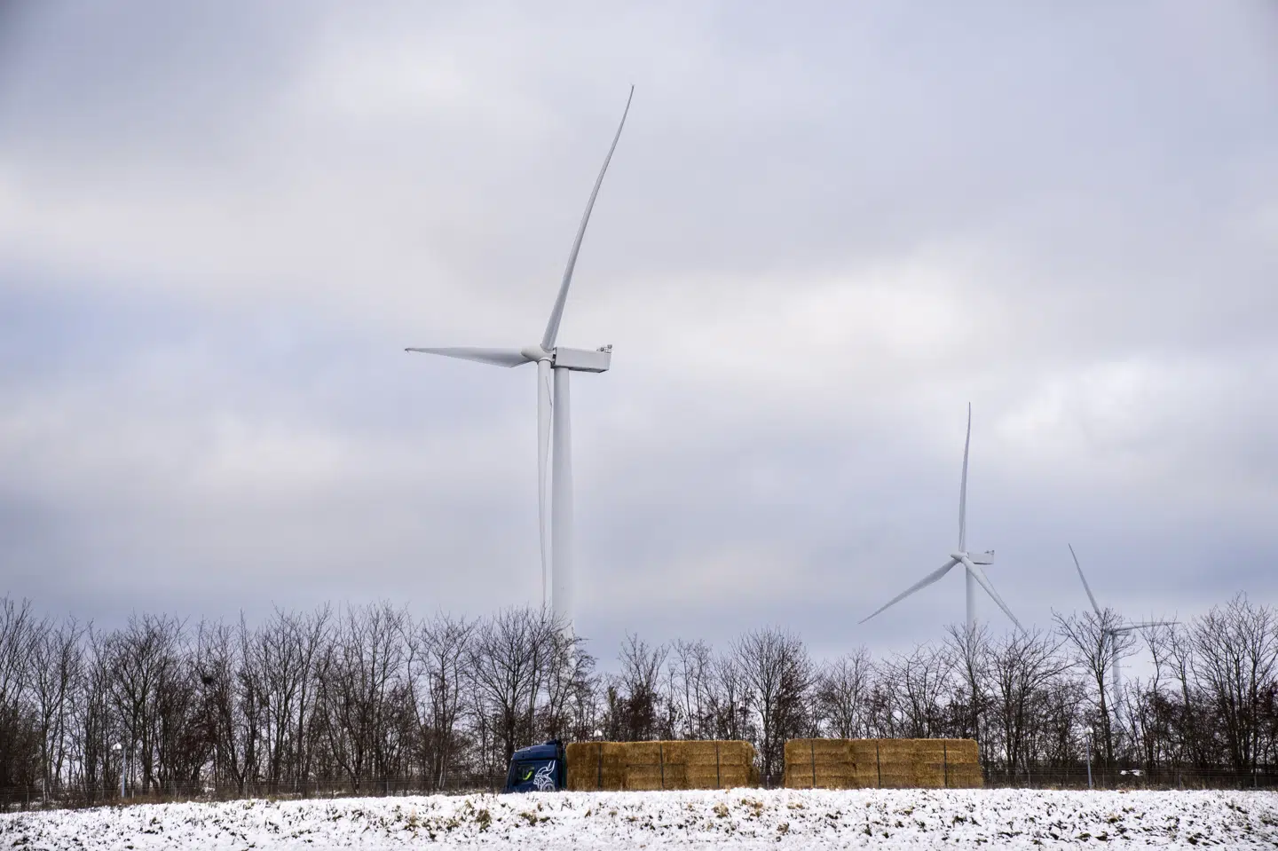 Det er vindmøller som disse, der står mere stille under en såkaldt dunkelflaute. (Arkivfoto).