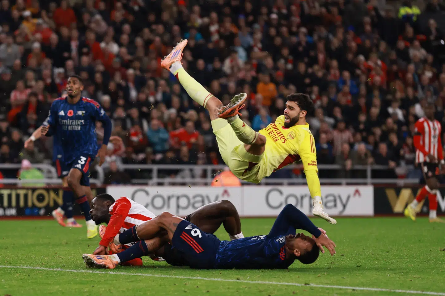 Der blev hoppet på akrobatisk vis, da Brian Brobbey lagde 2-2-målet i kassen foran et ellevildt Stadium of Light i det nordengelske.