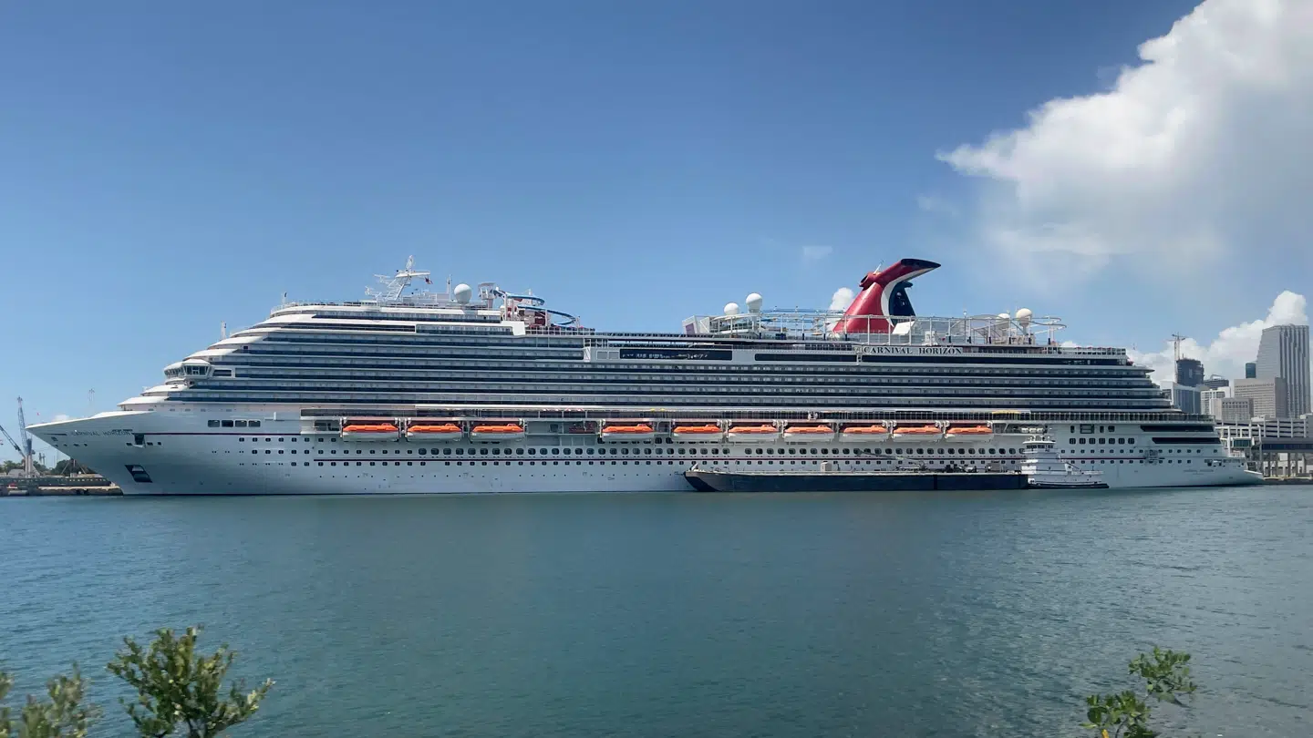 ARKIVFOTO af krydstogtskibet Carnival Horizon, som tilhører selskabet Carnival Cruise Line.