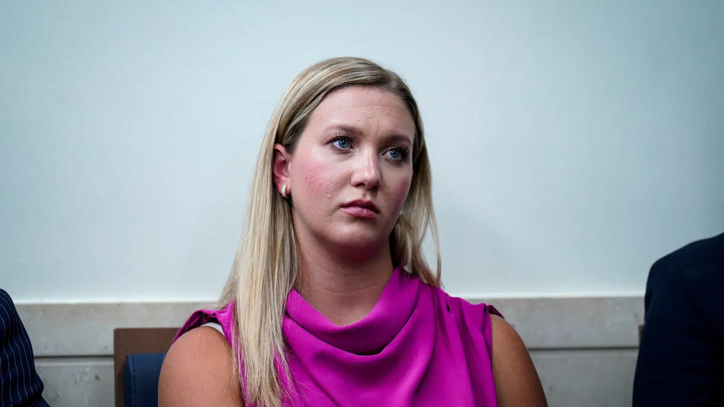 Det Hvide Hus' assisterende pressesekretær, Taylor Rogers, giver ikke meget for historien om, at Donald Trump skulle have været søvnig under pressemødet.