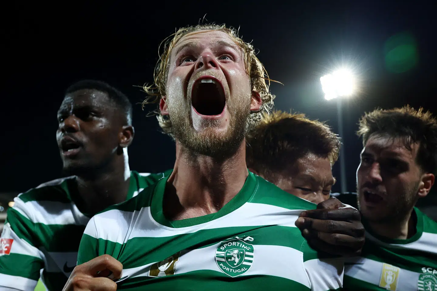 Morten Hjulmand scorede sit andet sæsonmål i ligaen i tillægstiden mod Santa Clara.