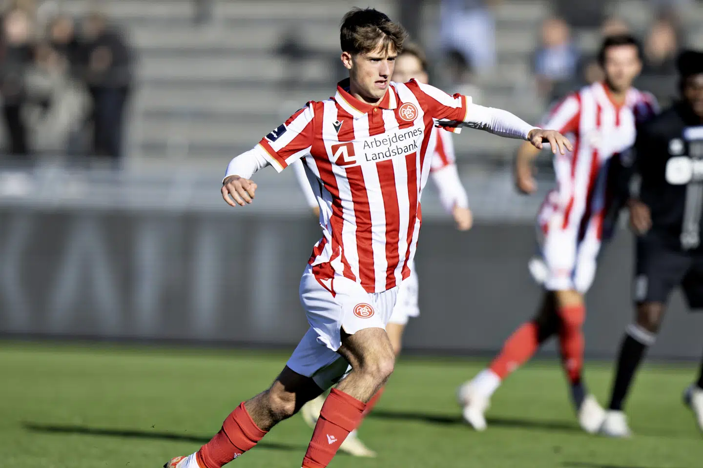 Valdemar Møller sikrede AaB uafgjort mod Hvidovre. (Arkivfoto).