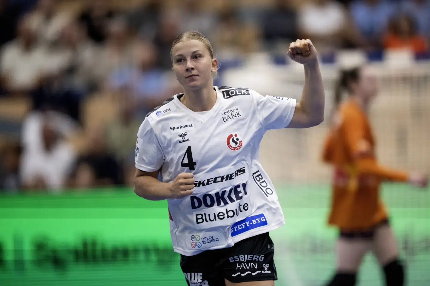 Team Esbjergs Michala Møller scorede flittigt i storsejren. (Arkivfoto).