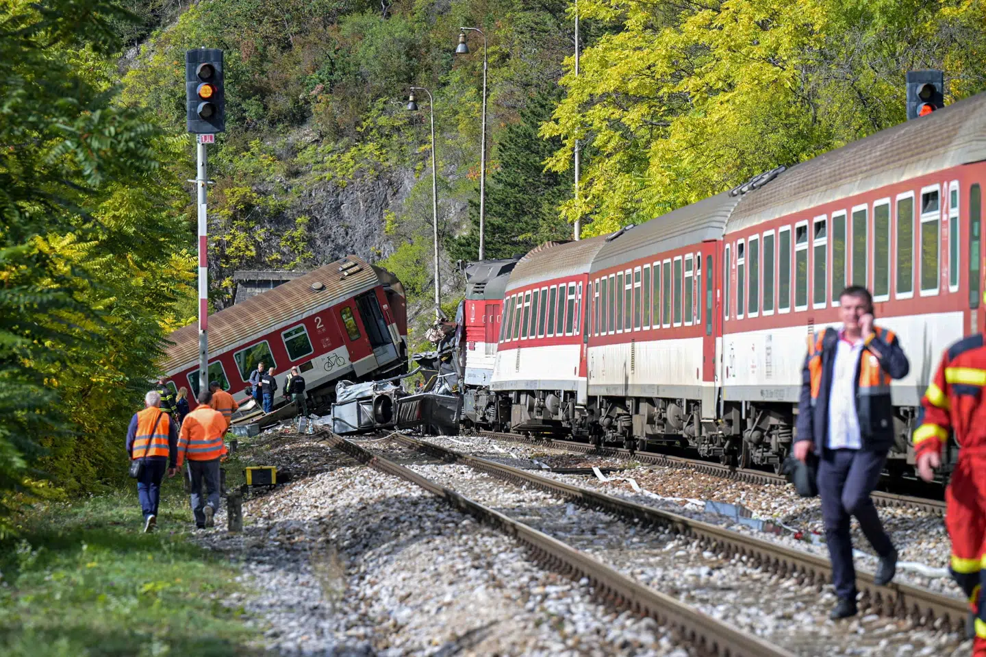 Det er anden gang på en måned, at to tog kolliderer i Slovakiet. Den 13. oktober blev 66 personer såret i et sammenstød 55 kilometer vest for byen Kosice, der er den største by i den østlige del af Slovakiet. (Arkivfoto).