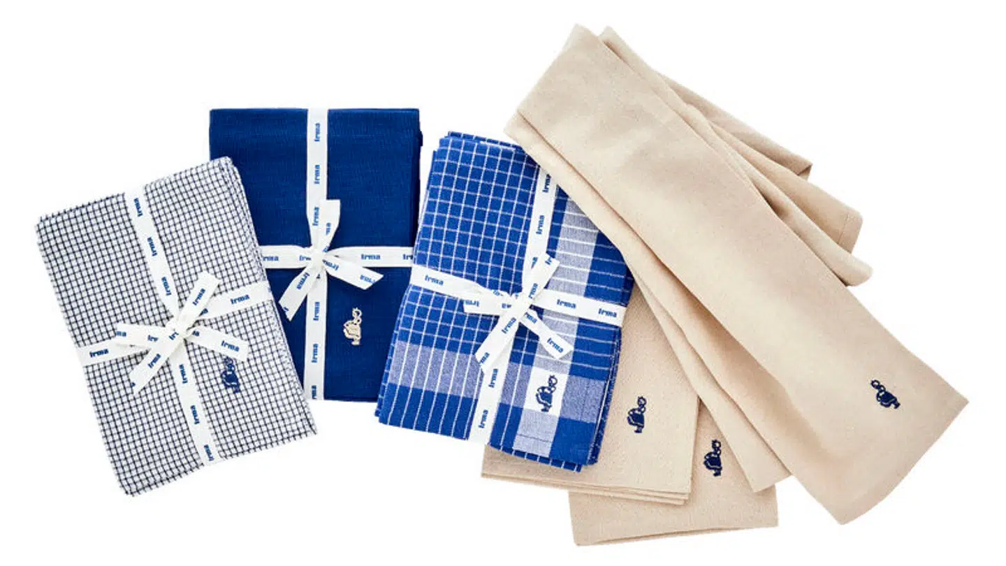 På billedet ses et uddrag af de ting, der er en del af Coops nye Irma-kollektion.