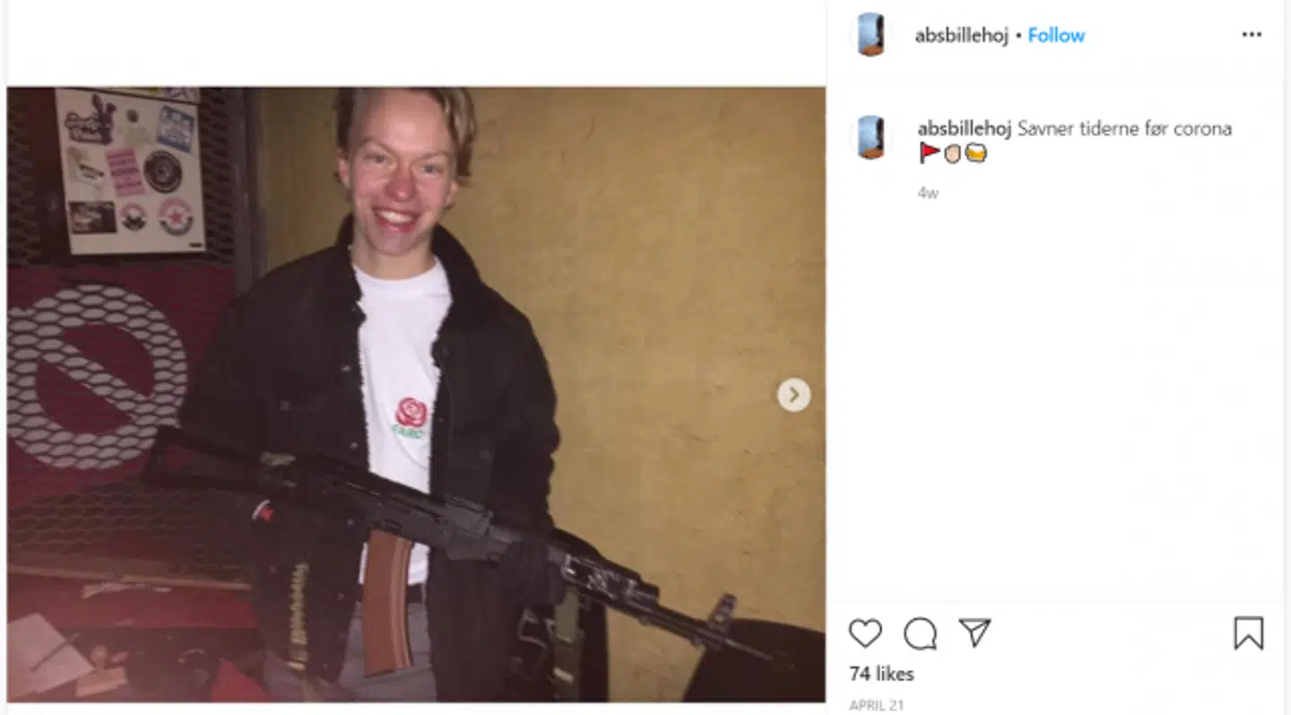 Her ses det omtalte Instagram-opslag fra 2020.