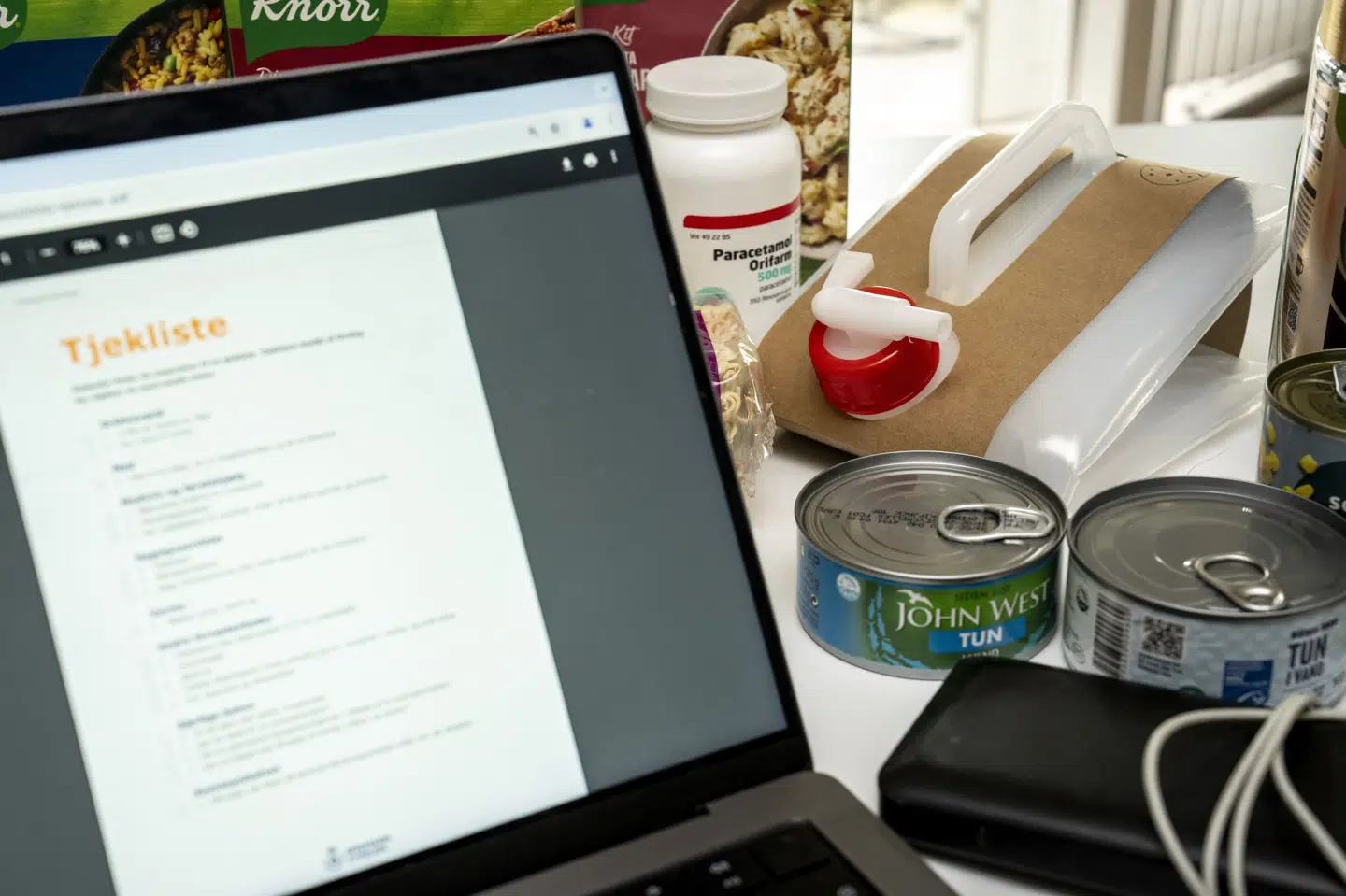 Beredskabsstyrelsen har udarbejdet en tjekliste til det hjemmeberedskab, som myndighederne anbefaler. Tre partier i København vil nu hjælpe turister, besøgende og andre, som ikke har adgang til et lager i en nødsituation. (Arkivfoto):