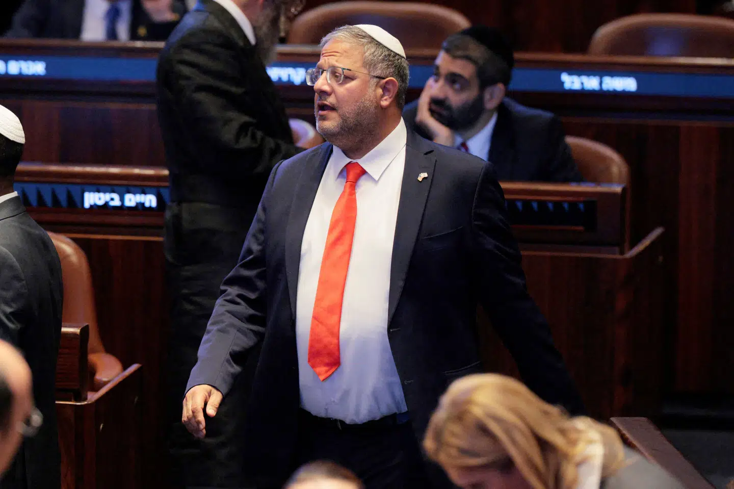 Sikkerhedsminister Itamar Ben-Gvir havde truet med at trække sit parti ud af regeringskoalitionen, hvis et lovforslag ikke kom til afstemning i Israels parlament. (Arkivfoto).