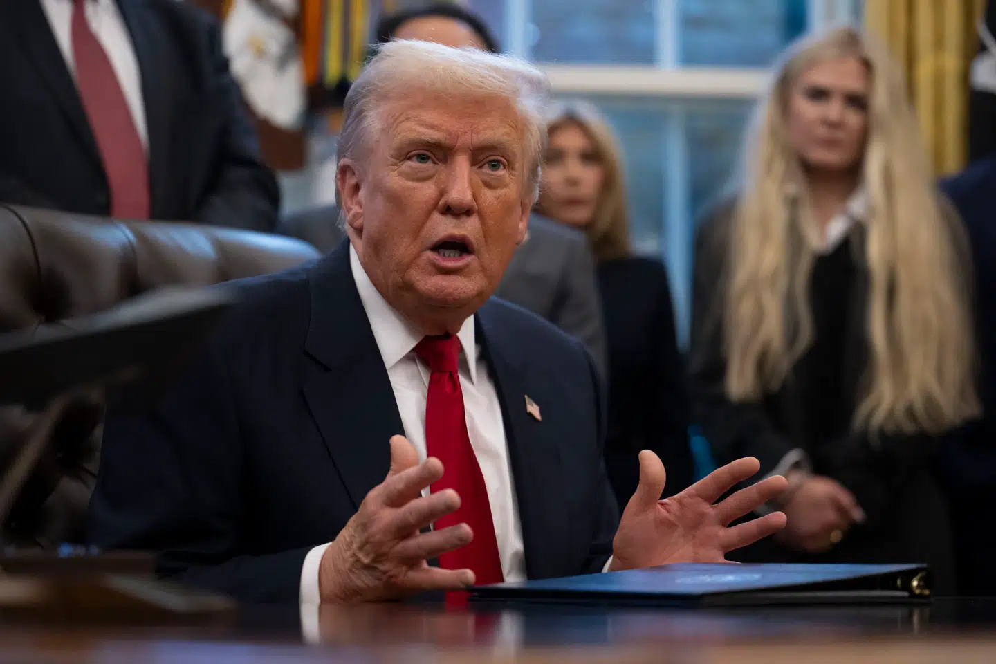 Donald Trump i Det Hvide Hus.