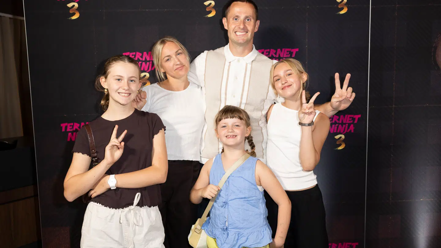 Familien-Hav til premiere på 'Ternet Ninja 3'.
