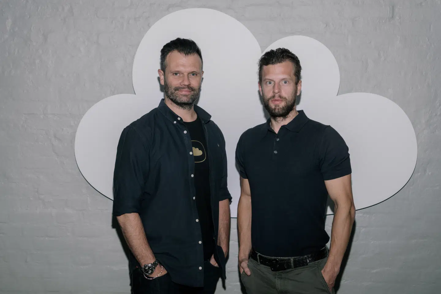 Morten Bjørn Mortensen og Casper Ravn-Sørensen fra Ønskeskyen. Appen er særligt populær i USA lige nu.