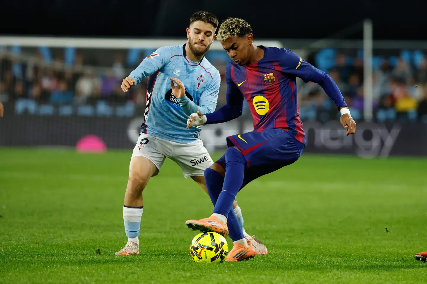 Lamine Yamal spillede i weekenden for FC Barcelona og scorede et mål i sejren på 4-2 over Celta Vigo.