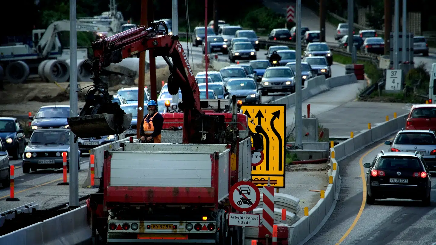 Arkivfoto fra Vestmotorvejen.