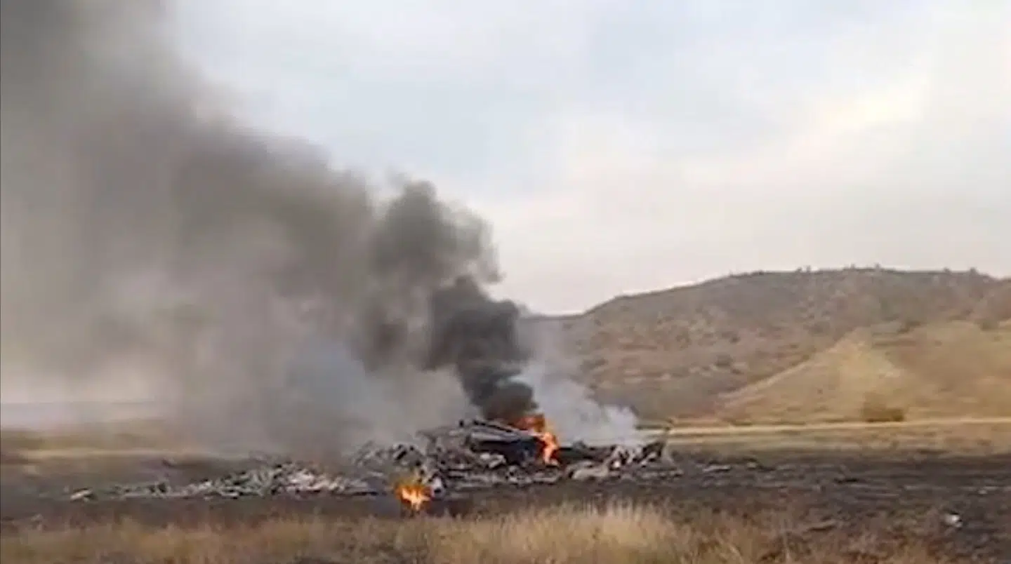 Et C-130 militærfly fra den tyrkiske hær er styrtet ned i Georgien med 20 personer ombord.