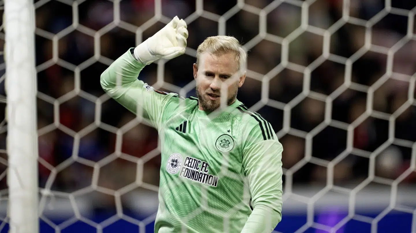 Det gik ikke Kasper Schmeichel og Celtics vej i kampen mod FC Midtjylland, som han og holdet fra Glasgow tabte 1-3.