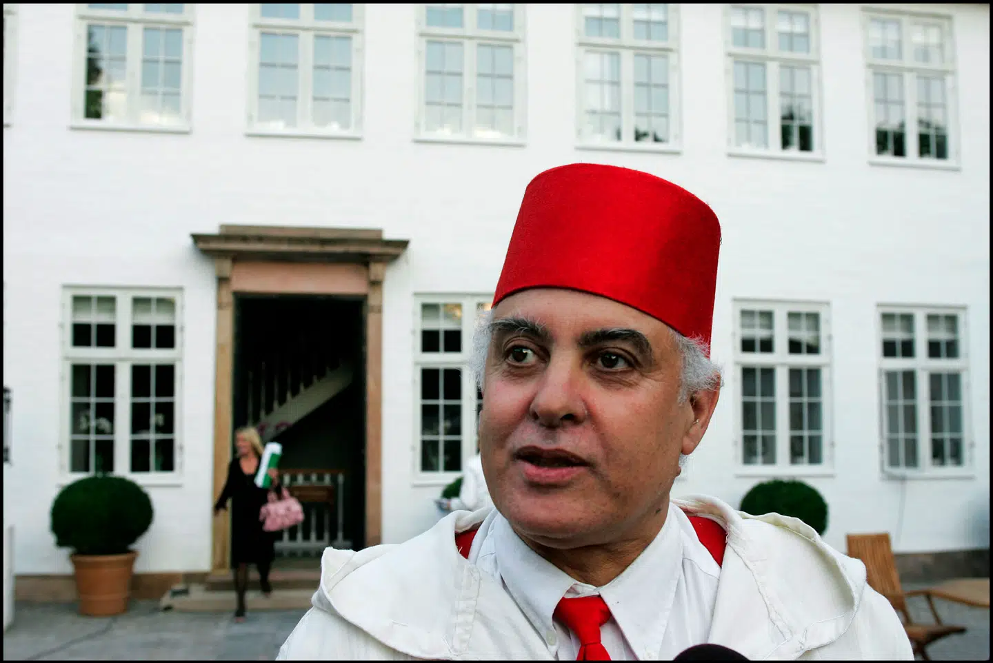 Her ses Hamid El Mousti til et integrationsmøde på Marienborg i 2006. Arkivfoto.