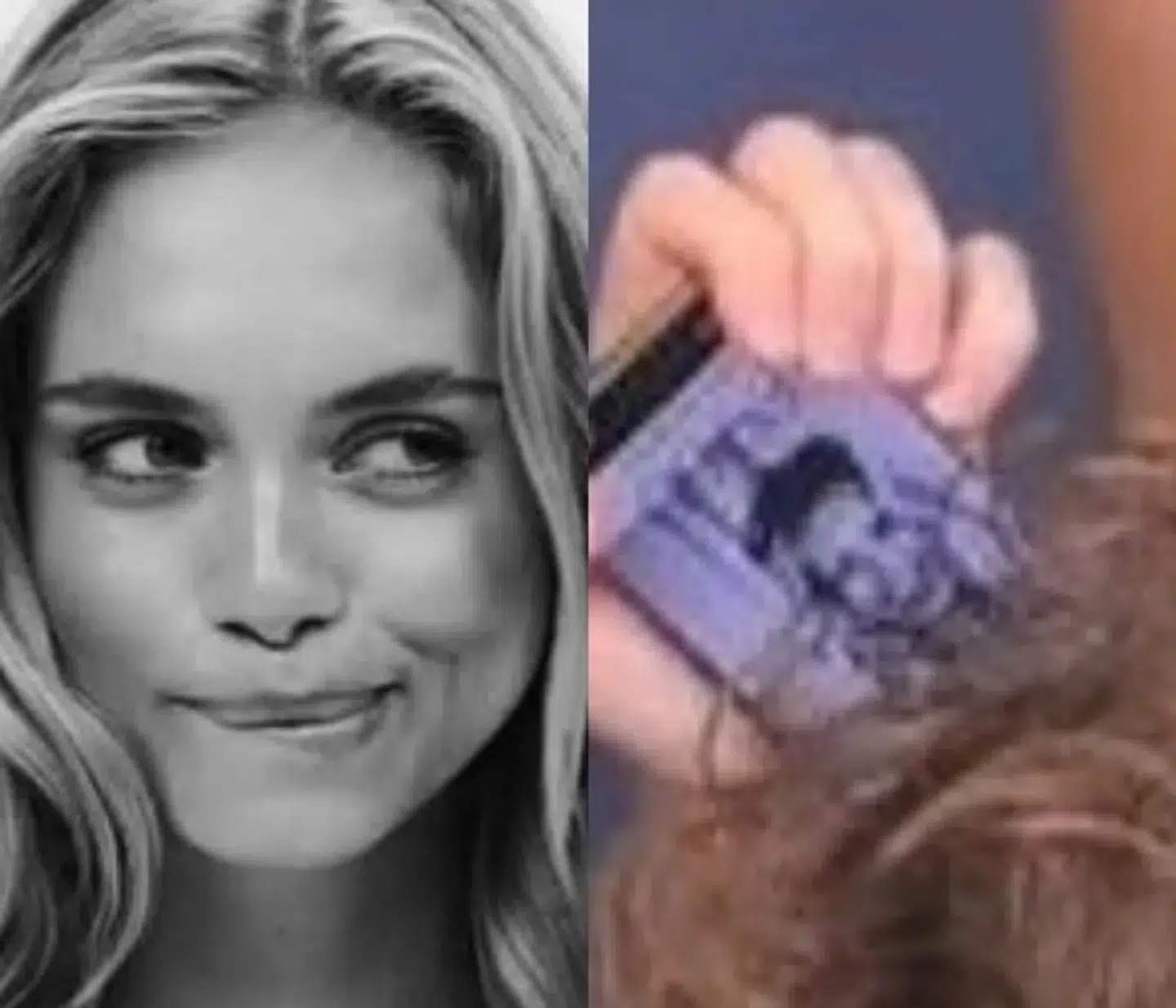 Her ses Sinners mobiltelefon med et billede af Hasanovic som baggrund.