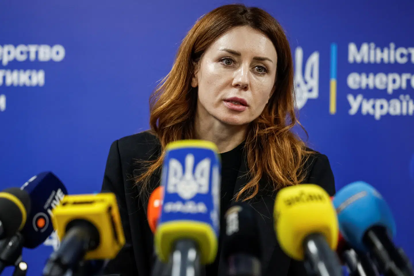 Den nu tilbagetrådte ukrainske energiminister Svitlana Hryntjuk.