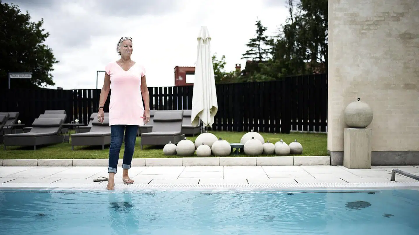 Ilse Jacobsen fotograferet i sit kurbad Kurbad by Ilse Jacobsen tirsdag den 16. juni 2015. Kurbadet er nu sat til salg.