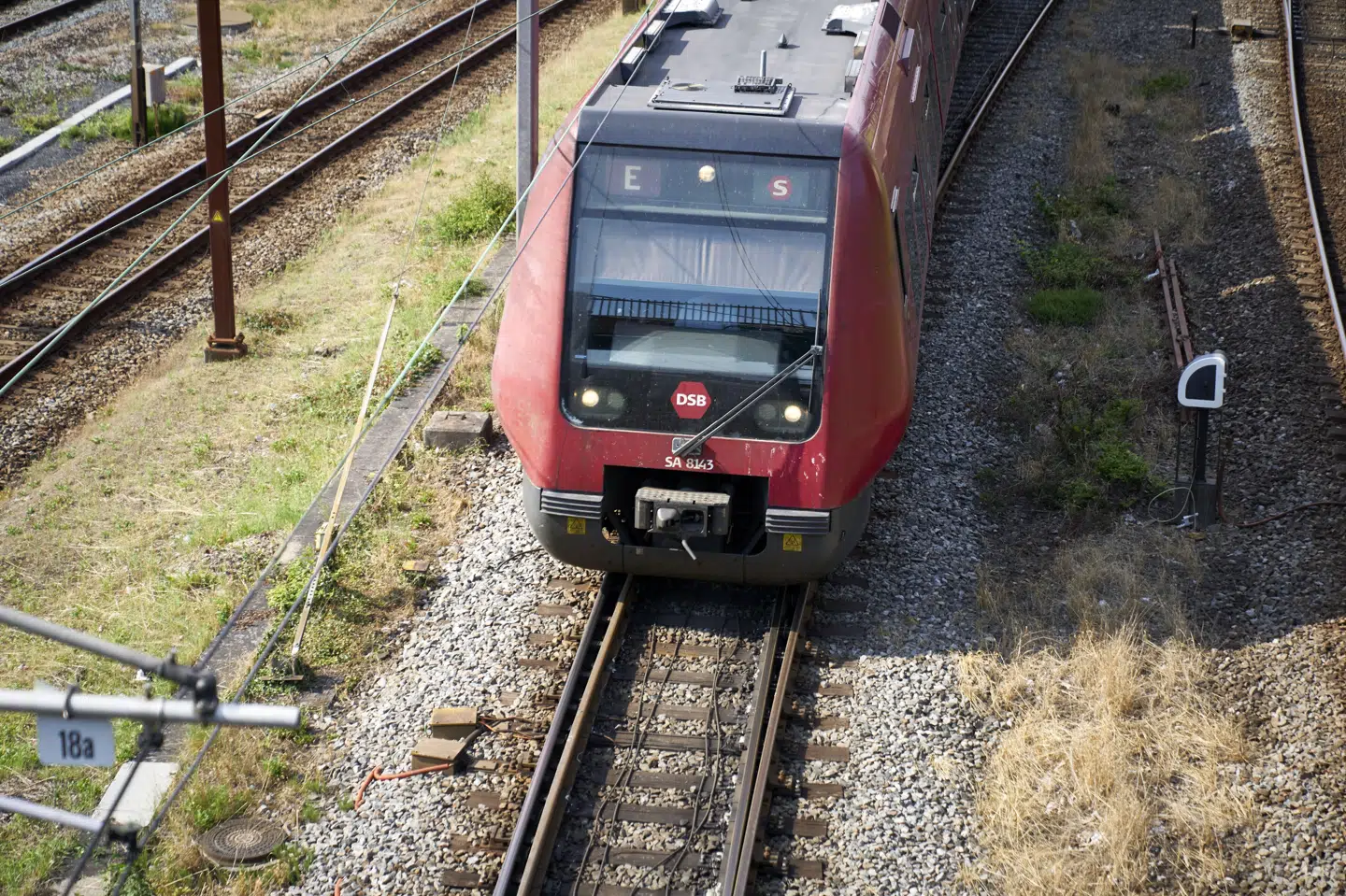 I de første ni måneder af 2025 var der 81,8 millioner rejser i DSB's S-tog. Det svarer til et fald på 1,6 procent sammenlignet med sidste år. (Arkivfoto).