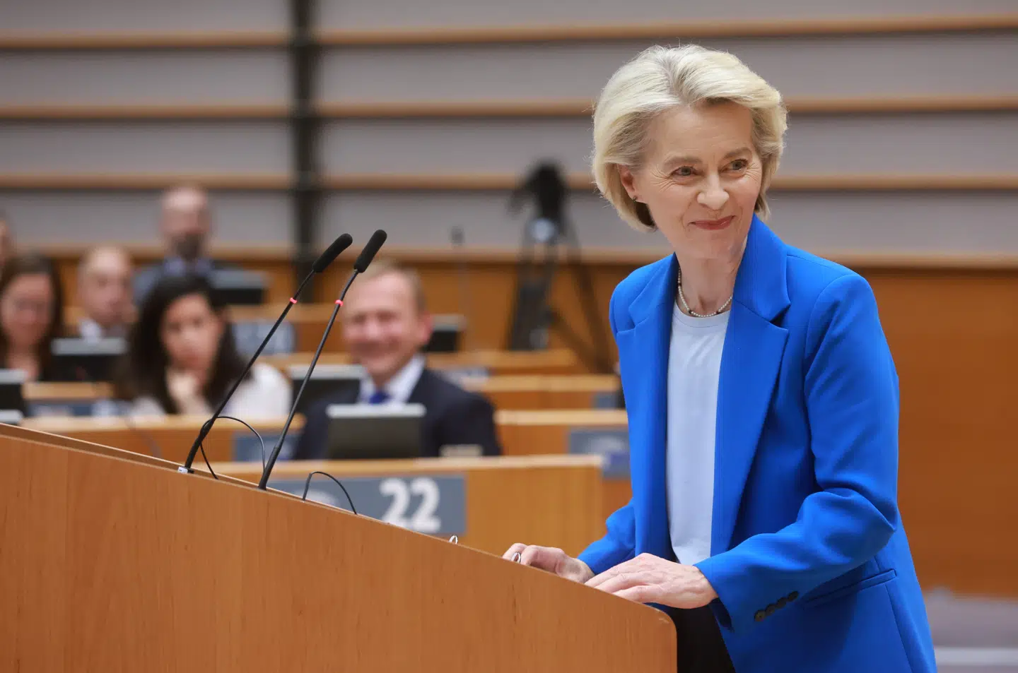 Kommissionsformand Ursula von der Leyen fik i dag den første del af den store Omnibus-lovpakke igennem.