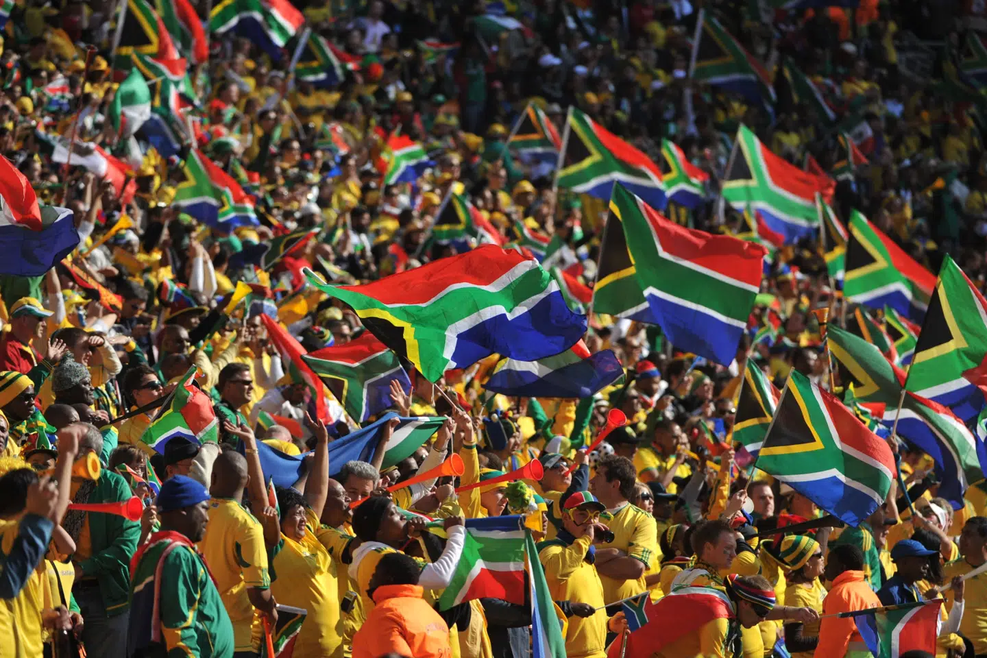 Sydafrika blev i 2010 det første afrikanske land til at være vært for VM i fodbold. Nu håber landet at bringe OL til kontinentet for første gang i 2036 eller 2040. (Arkivfoto).