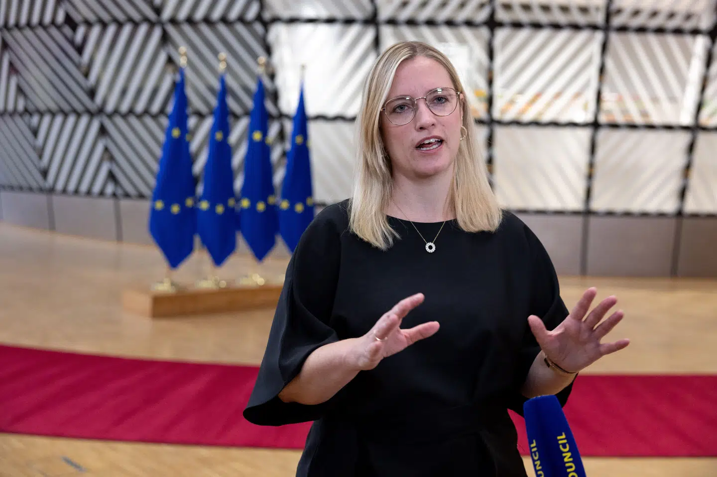 Økonomiminister Stephanie Lose (V) sad i kraft af det danske EU-formandskab for bordenden, da EU-landenes ministre torsdag blev enige om at indføre told på små pakker.