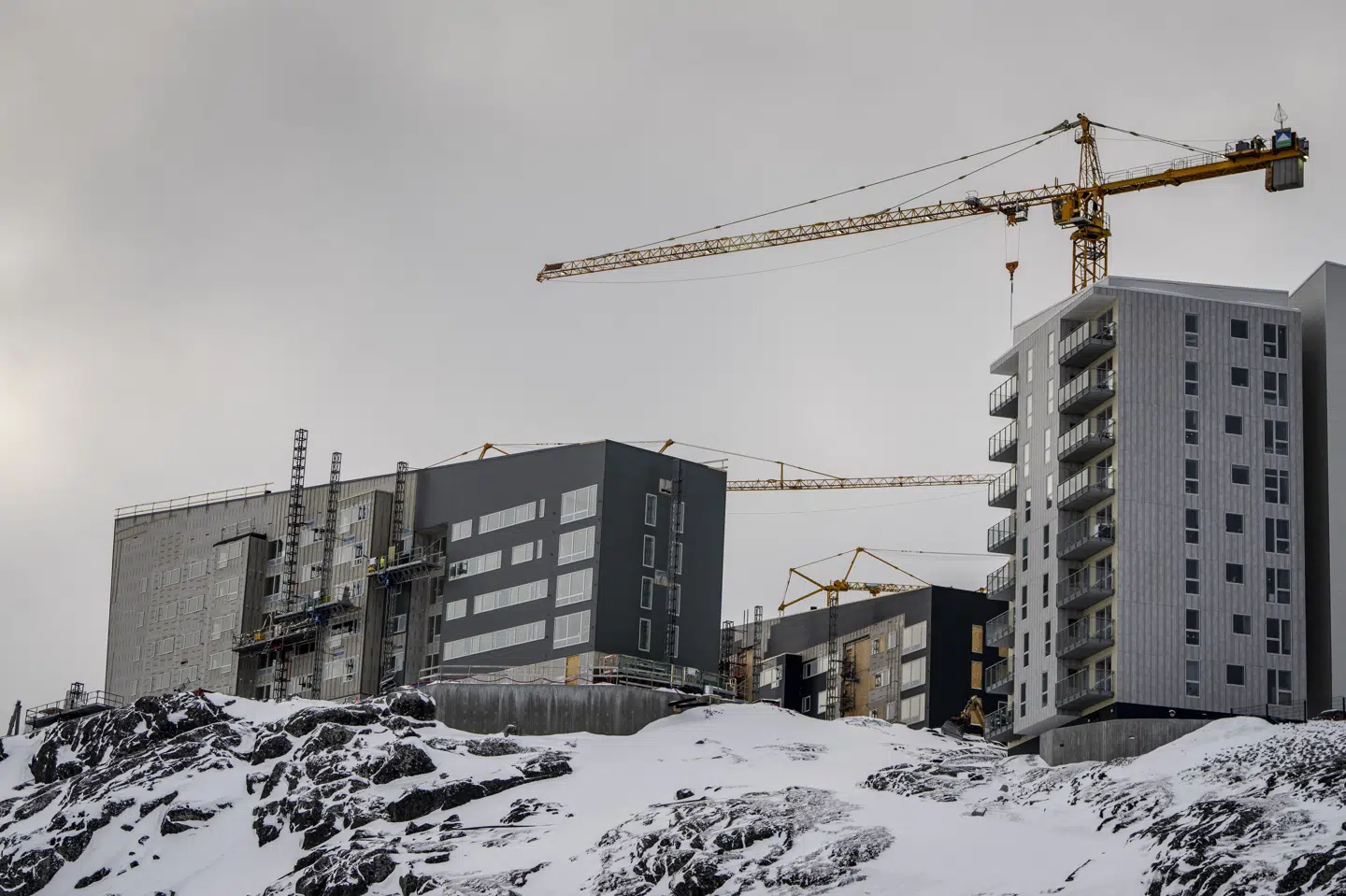 I Grønland ejer staten jorden, men man kan opnå brugsretten til en grund. Udlændinge har vist interesse for at opkøbe jord. (Arkivfoto):
