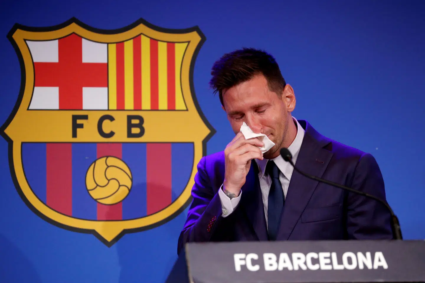 Lionel Messi kunne ikke holde tårerne tilbage, da han tog afsked med FC Barcelona for fire år siden.