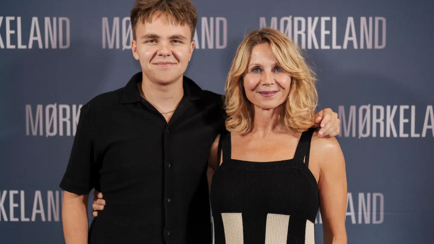 Anne Louise Hassing med sin søn Mingus.