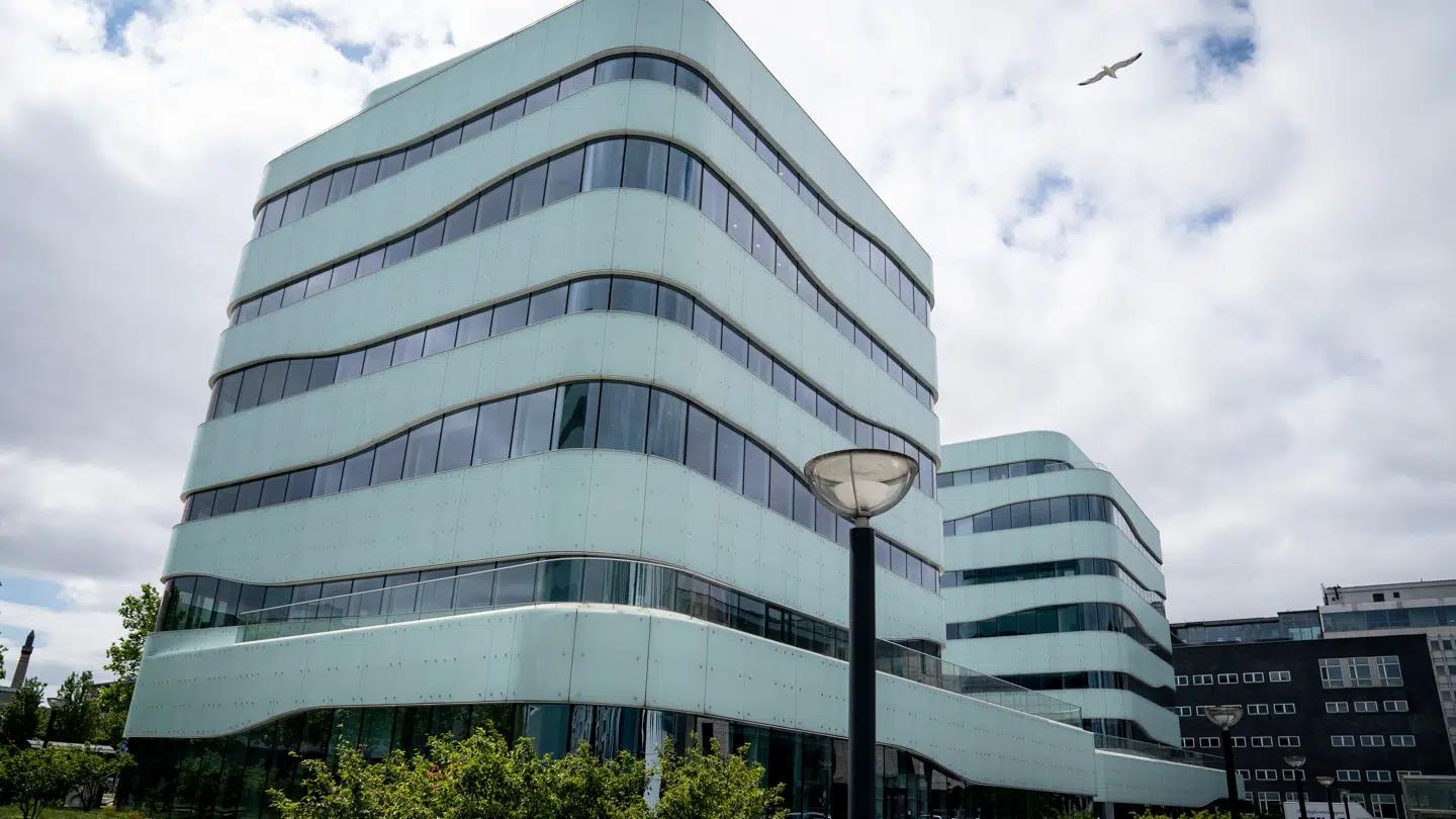 Bavarian Nordic domicil i Hellerup. Torsdag har bestyrelsesformanden trukket sig med øjeblikkelig virkning. (Arkivfoto)