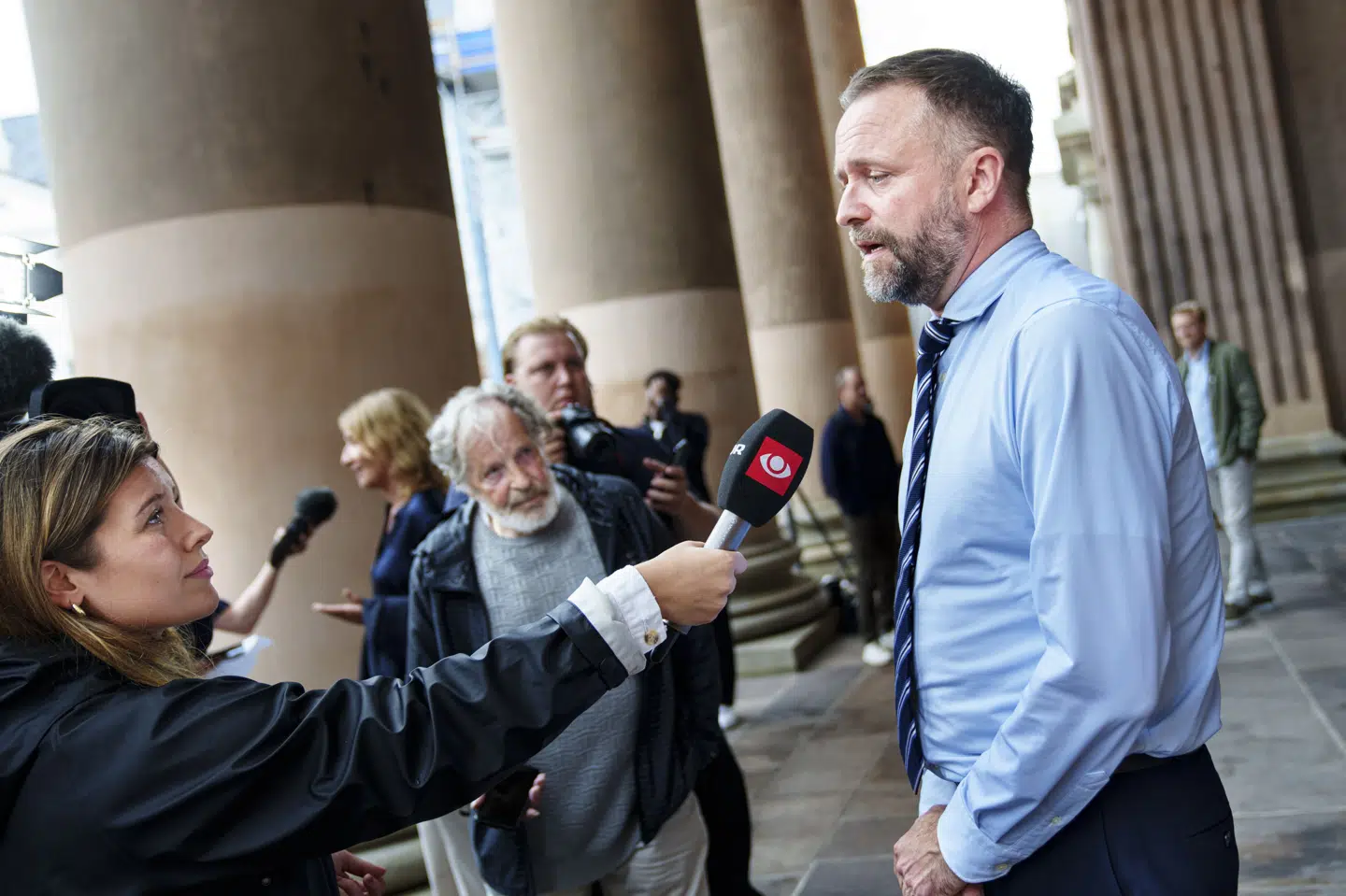 Specialanklager Søren Harbo fører ordet for anklagemyndigheden i Københavns Byret efter et dødeligt overfald, som fandt sted for 13 år siden. Billedet er fra en tidligere sag. (Arkivfoto)