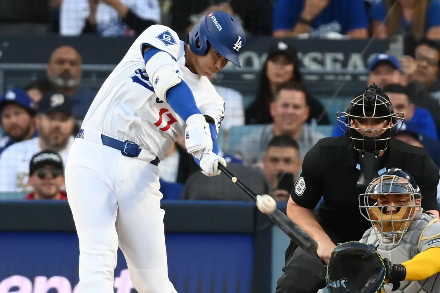 Los Angeles Dodgers' japanske baseballstjerne Shohei Ohtani vandt torsdag sin fjerde Most Valuable Player-titel i den amerikanske liga MLB. (Arkivfoto).